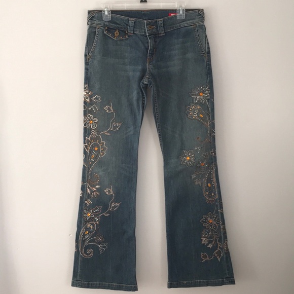 EXPRESS X2 Denim - EXPRESS X2 Denim Laboratory | Embellished | Flare
